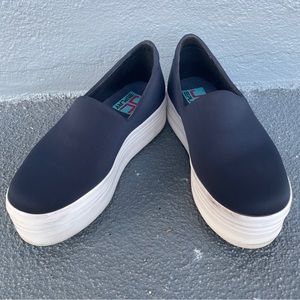 JEFFREY CAMPBELL platform Neoprene slip ons 39